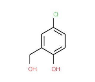 5-Chloro-2-hydroxybenzyl alcohol (CAS 5330-38-1) - chemical structure image