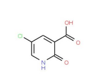 5-Chloro-2-hydroxynicotinic acid (CAS 38076-80-1) - chemical structure image