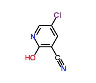 5-Chloro-2-hydroxynicotinonitrile (CAS 1048913-62-7) - chemical structure image