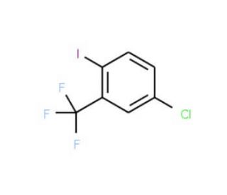 5-Chloro-2-iodobenzotrifluoride (CAS 23399-77-1) - chemical structure image