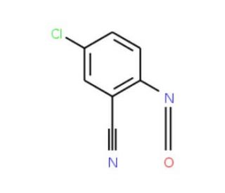 5-chloro-2-isocyanatobenzonitrile (CAS 64411-72-9) - chemical structure image