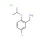 (5-Chloro-2-isopropoxyphenyl)methanamine hydrochloride - chemical structure image