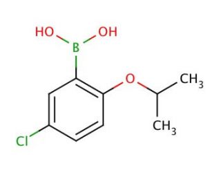 5-Chloro-2-isopropoxyphenylboronic acid (CAS 352534-87-3) - chemical structure image