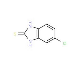 5-Chloro-2-mercaptobenzimidazole (CAS 25369-78-2) - chemical structure image