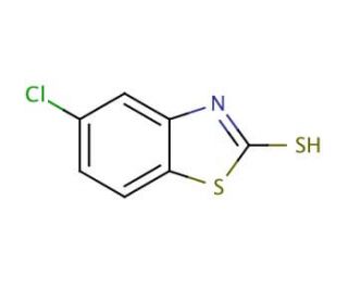 5-Chloro-2-mercaptobenzothiazole (CAS 5331-91-9) - chemical structure image