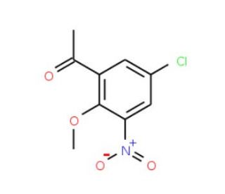 5-Chloro-2-methoxy-3-nitroacetophenone - chemical structure image