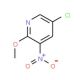 5-Chloro-2-methoxy-3-nitropyridine (CAS 22353-52-2) - chemical structure image