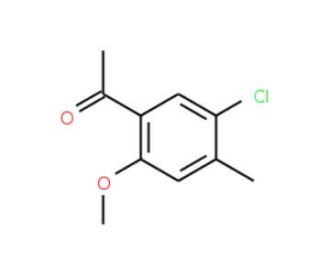 5-Chloro-2-methoxy-4-methylacetophenone - chemical structure image