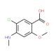 5-Chloro-2-methoxy-4-methylaminobenzoic Acid (CAS 61694-98-2) - chemical structure image