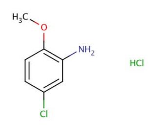 5-Chloro-2-methoxyaniline hydrochloride (CAS 4274-03-7) - chemical structure image