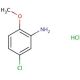 5-Chloro-2-methoxyaniline hydrochloride (CAS 4274-03-7) - chemical structure image