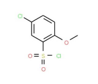 5-Chloro-2-methoxybenzenesulfonyl chloride (CAS 22952-32-5) - chemical structure image