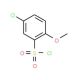 5-Chloro-2-methoxybenzenesulfonyl chloride (CAS 22952-32-5) - chemical structure image