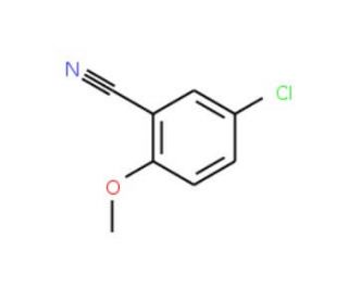 5-Chloro-2-methoxybenzonitrile (CAS 55877-79-7) - chemical structure image