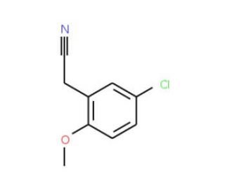 (5-chloro-2-methoxyphenyl)acetonitrile (CAS 7048-38-6) - chemical structure image