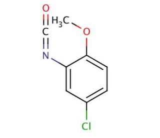 5-Chloro-2-methoxyphenyl isocyanate (CAS 55440-54-5) - chemical structure image