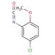 5-Chloro-2-methoxyphenyl isocyanate (CAS 55440-54-5) - chemical structure image