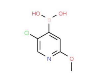 (5-Chloro-2-methoxypyridin-4-yl)boronic acid (CAS 475275-69-5) - chemical structure image