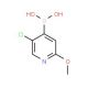 (5-Chloro-2-methoxypyridin-4-yl)boronic acid (CAS 475275-69-5) - chemical structure image