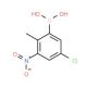 5-Chloro-2-methyl-3-nitrophenylboronic acid (CAS 957060-80-9) - chemical structure image