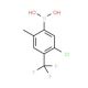 5-Chloro-2-methyl-4-(trifluoromethyl)phenylboronic acid (CAS 1072946-33-8) - chemical structure image
