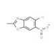 5-Chloro-2-methyl-6-nitro-1,3-benzoxazole (CAS 13452-16-9) - chemical structure image