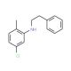 5-Chloro-2-methyl-N-phenethylaniline - chemical structure image