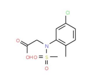 [(5-Chloro-2-methyl-phenyl)-methanesulfonyl-amino]-acetic acid - chemical structure image