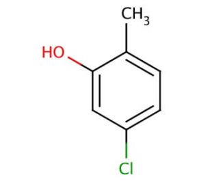 5-Chloro-2-methylphenol (CAS 5306-98-9) - chemical structure image