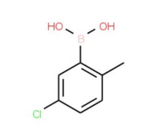 5-Chloro-2-methylphenylboronic acid (CAS 148839-33-2) - chemical structure image