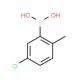 5-Chloro-2-methylphenylboronic acid (CAS 148839-33-2) - chemical structure image
