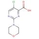 5-chloro-2-morpholin-4-ylpyrimidine-4-carboxylic acid - chemical structure image