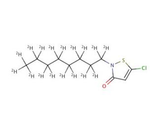 5-Chloro-2-(n-octyl-d17)-4-isothiazolin-3-one - chemical structure image
