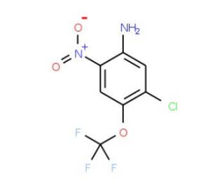 5-Chloro-2-nitro-4-trifluoromethoxy-phenylamine (CAS 914637-23-3) - chemical structure image