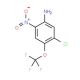 5-Chloro-2-nitro-4-trifluoromethoxy-phenylamine 的分子结构, CAS编号: 914637-23-3 5-Chloro-2-nitro-4-trifluoromethoxy-phenylamine (CAS 914637-23-3) - chemical structure image