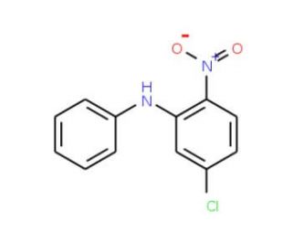 5-Chloro-2-nitrodiphenylamine (CAS 25781-92-4) - chemical structure image