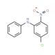 5-Chloro-2-nitrodiphenylamine (CAS 25781-92-4) - chemical structure image