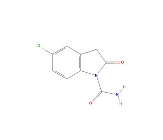 5-Chloro-2-oxindole-1-carboxamide (CAS 100599-06-2) - chemical structure image