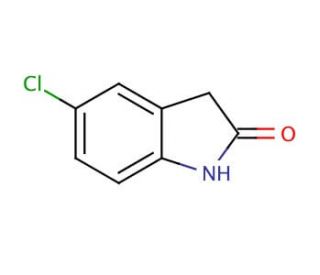 5-Chloro-2-oxindole (CAS 17630-75-0) - chemical structure image