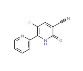 5-Chloro-2-oxo-6-(2-pyridinyl)-1,2-dihydro-3-pyridinecarbonitrile - chemical structure image
