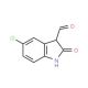 5-Chloro-2-oxoindoline-3-carbaldehyde - chemical structure image