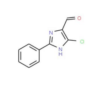 5-Chloro-2-phenyl-3H-imidazole-4-carbaldehyde (CAS 60367-52-4) - chemical structure image