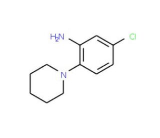 5-Chloro-2-piperidin-1-yl-phenylamine (CAS 412308-45-3) - chemical structure image