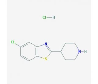 5-chloro-2-piperidin-4-yl-1,3-benzothiazole hydrochloride (CAS 1052543-21-1) - chemical structure image 