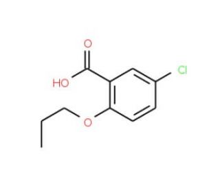 5-Chloro-2-propoxybenzoic acid - chemical structure image