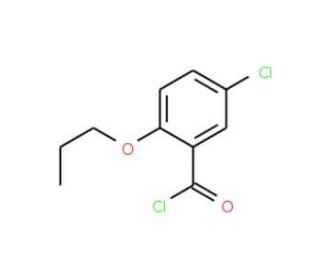 5-chloro-2-propoxybenzoyl chloride - chemical structure image