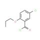 5-chloro-2-propoxybenzoyl chloride - chemical structure image