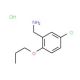(5-Chloro-2-propoxyphenyl)methanamine hydrochloride - chemical structure image