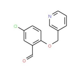 5-chloro-2-(pyridin-3-ylmethoxy)benzaldehyde - chemical structure image