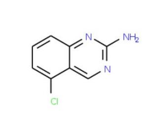 5-Chloro-2-quinazolinamine (CAS 190273-70-2) - chemical structure image